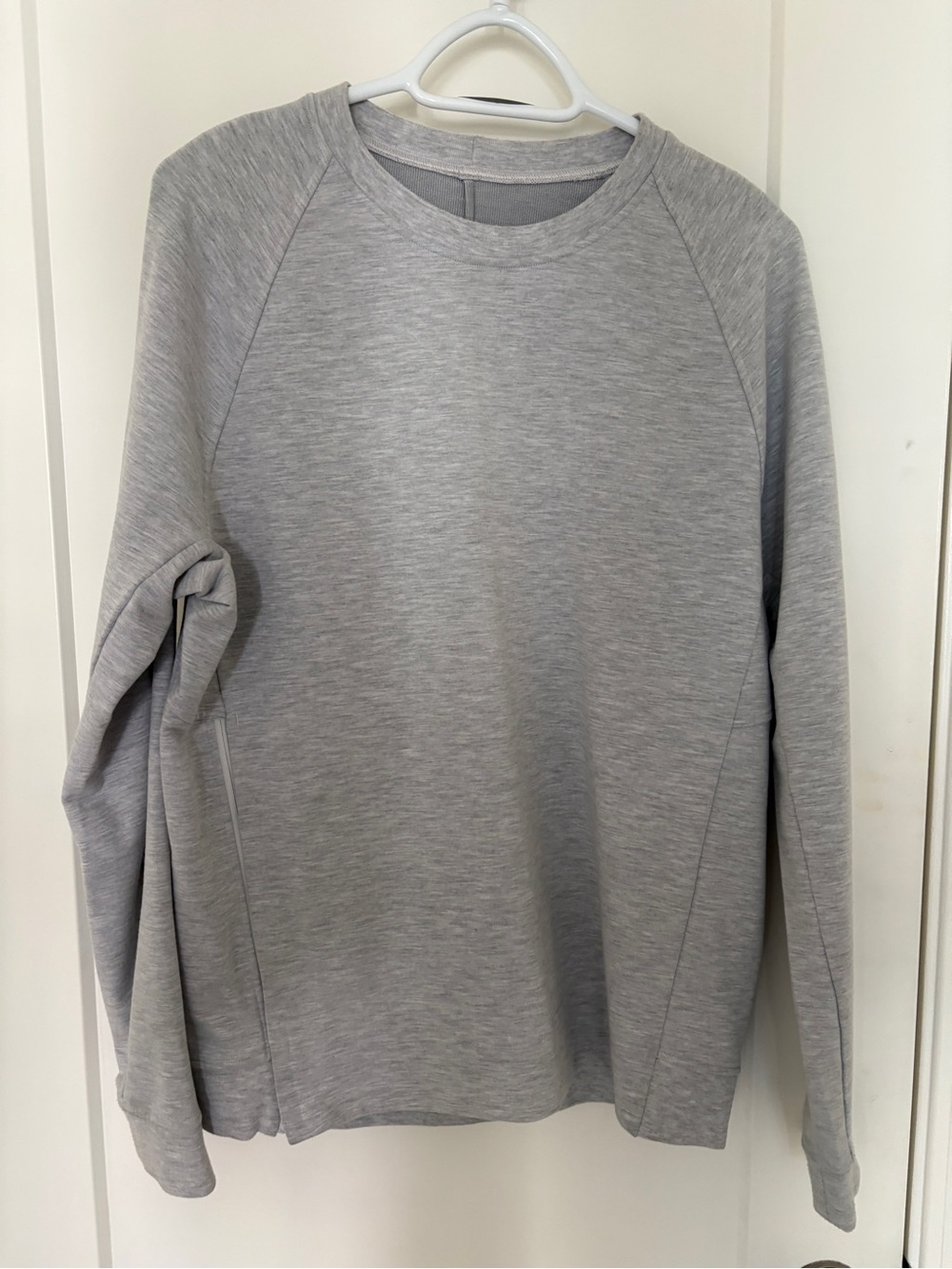 lululemon Men's City Sweat Crew Sweatshirt Heathered Grey